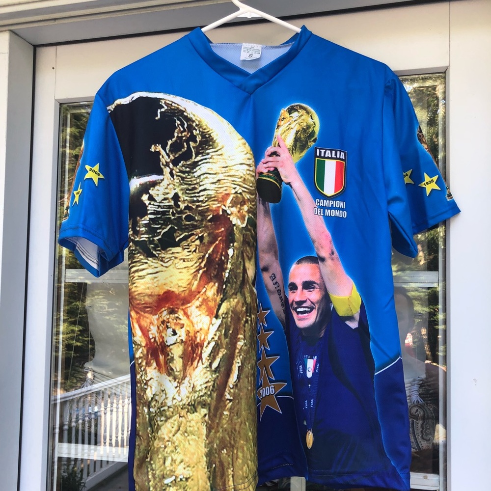 2006 World Cup Champions Italy Soccer Jersey